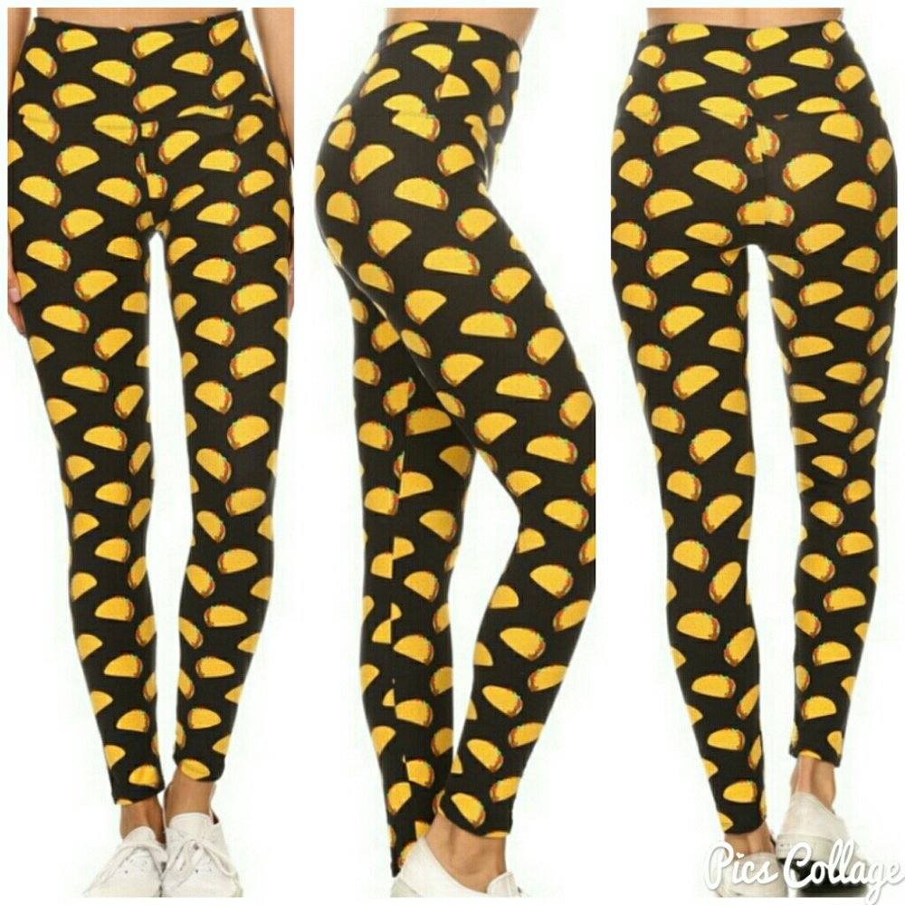 Taco Leggings w/Yoga Waistband